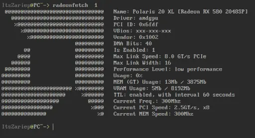 Radeonfetch image