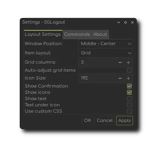 SGLogout image