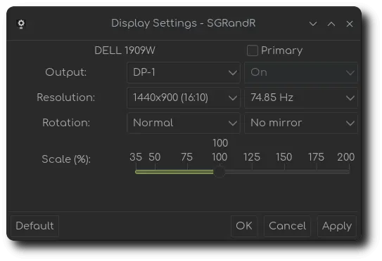 SGRandR image