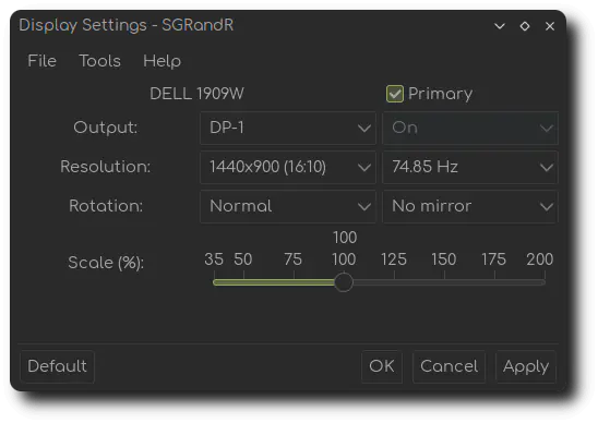 SGRandR image