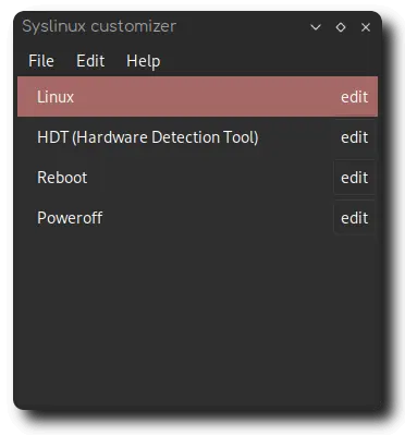 Syslinux Customizer image